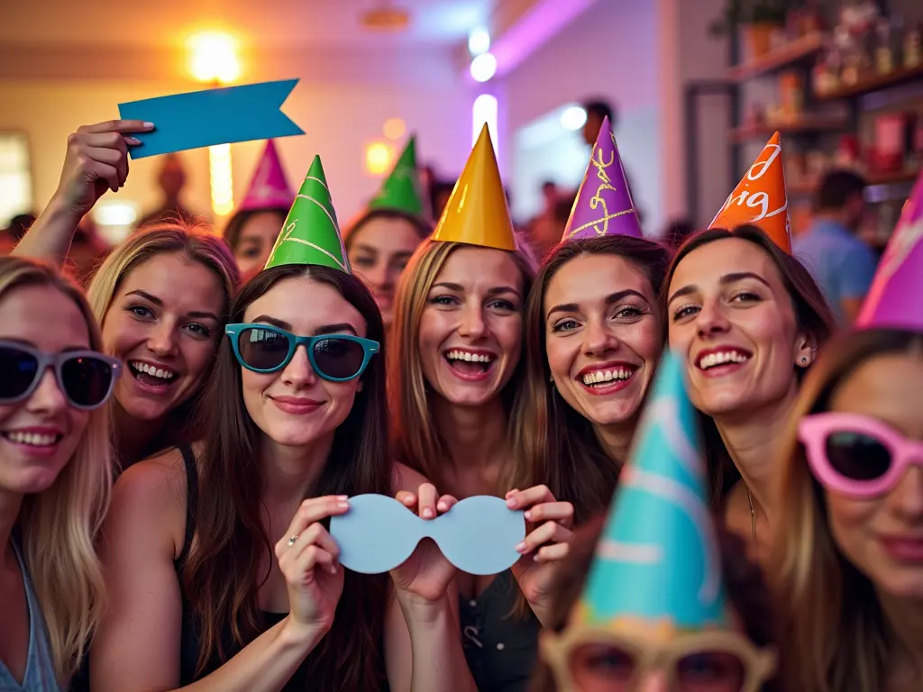 DIY props for a photo booth