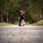 A wedding engagement photo booth at toronto