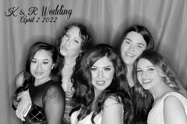 Party Events Black & White Photo Booth Rental