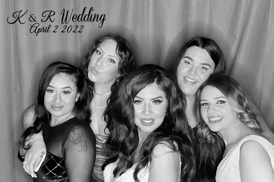 Party Events Black & White Photo Booth Rental