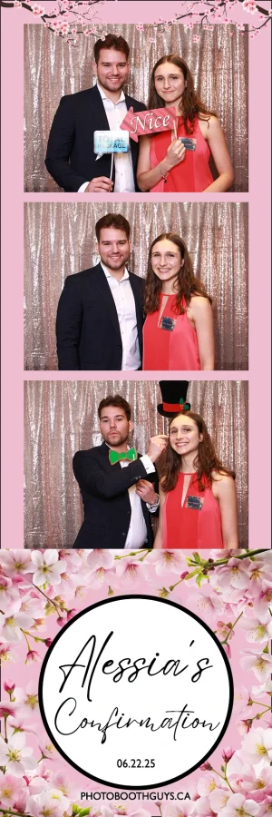 etobicoke-party-photo-booth Guests posing at a photo booth during an Etobicoke party
